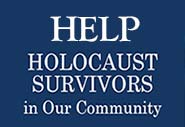 HELP Holocaust Survivors button